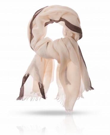 Палантин Женский CW-CASHWOOL/WHITE2